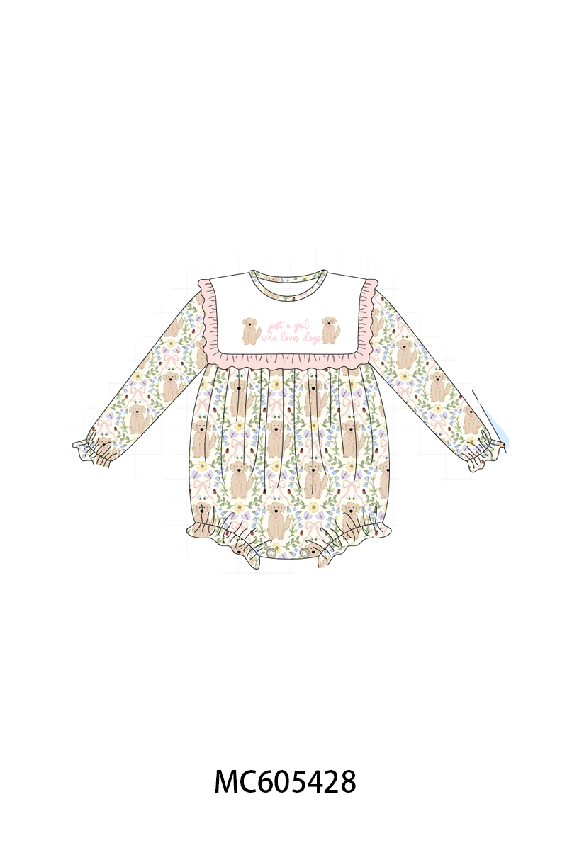 Pink&blue puppy embroidery collection (ETA-MID/LATE NOVEMBER)