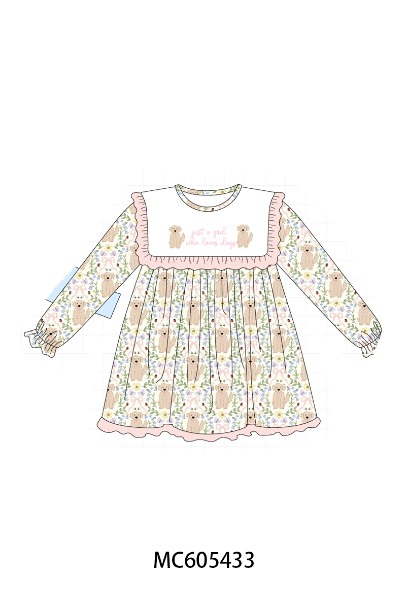 Pink&blue puppy embroidery collection (ETA-MID/LATE NOVEMBER)