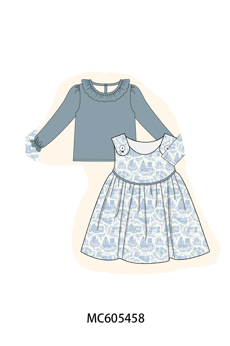 Blue holiday print collection (ETA-MID/LATE NOVEMBER)