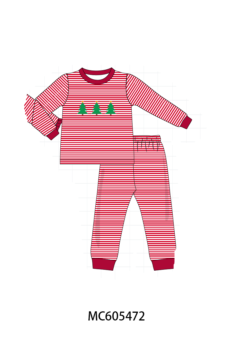Christmas stripe tree santa reindeer gingerbread embroidery collection (ETA-MID/LATE NOVEMBER)
