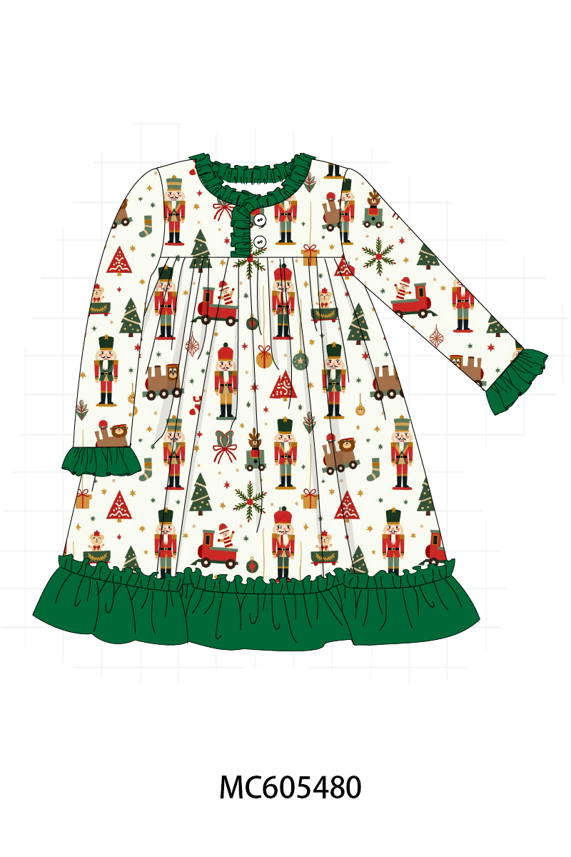 Forest nutcracker print pajama collection (ETA-MID/LATE NOVEMBER)