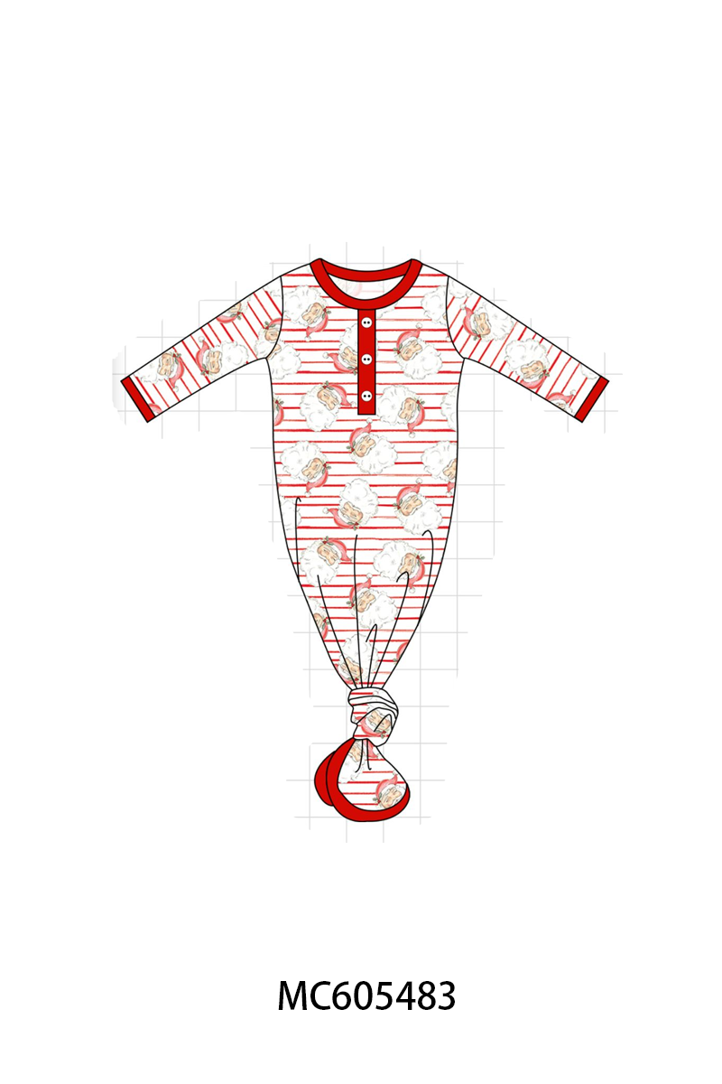 Red christmas santa claus stripe bamboo collection (ETA-MID/LATE NOVEMBER)