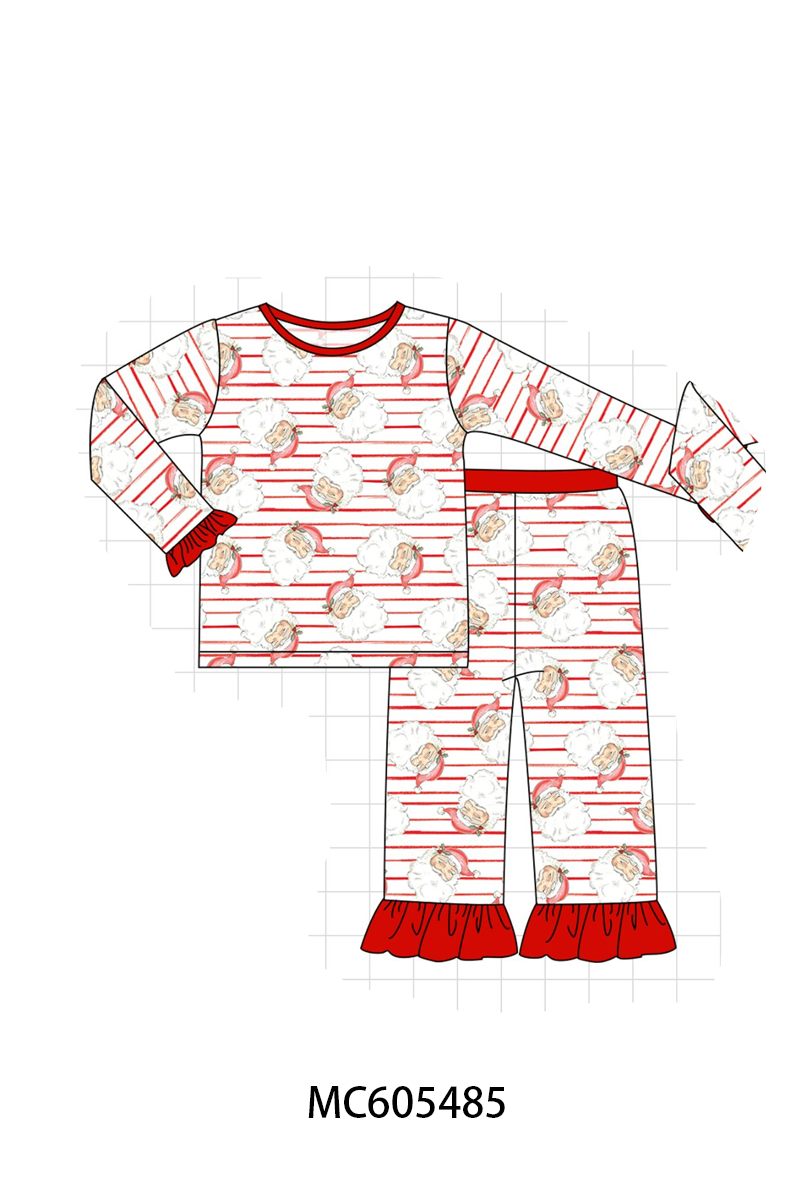 Red christmas santa claus stripe bamboo collection (ETA-MID/LATE NOVEMBER)