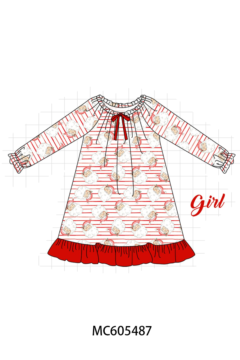 Red christmas santa claus stripe bamboo collection (ETA-MID/LATE NOVEMBER)