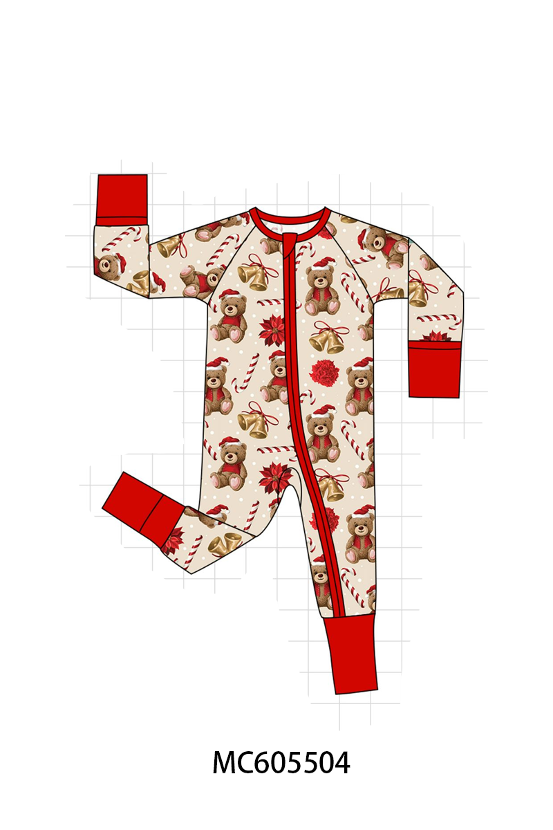 Red christmas teddy bear bamboo collection (ETA-MID/LATE NOVEMBER)