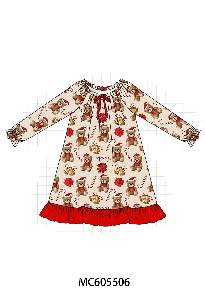 Red christmas teddy bear bamboo collection (ETA-MID/LATE NOVEMBER)