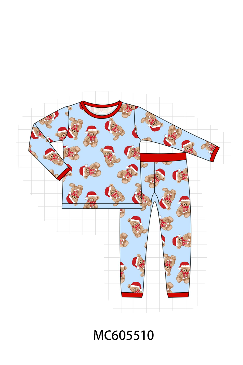Pink&blue christmas teddy bamboo collection (ETA-MID/LATE NOVEMBER)