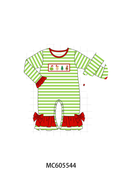 Green stripe christmas grinch embroidery collection (ETA-MID/LATE NOVEMBER)