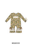 Green leaves deer embroidery collection (ETA-MID/LATE NOVEMBER)