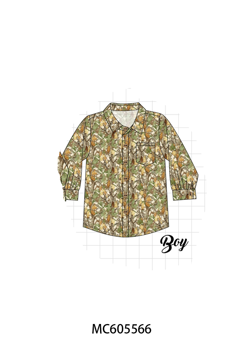 Green leaves deer embroidery collection (ETA-MID/LATE NOVEMBER)