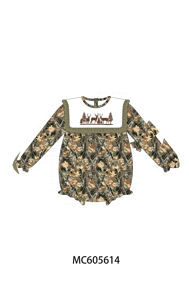 Camo hunting deer embroidery collection (ETA-MID/LATE NOVEMBER)