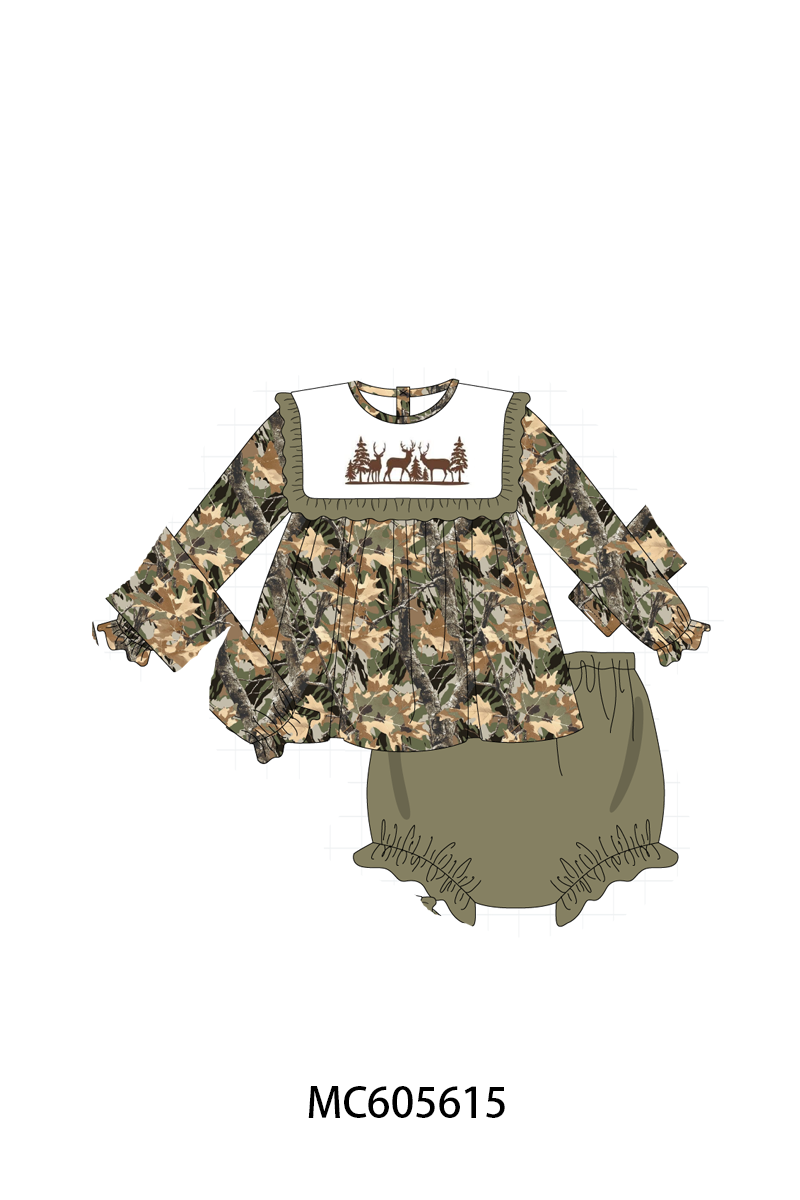Camo hunting deer embroidery collection (ETA-MID/LATE NOVEMBER)