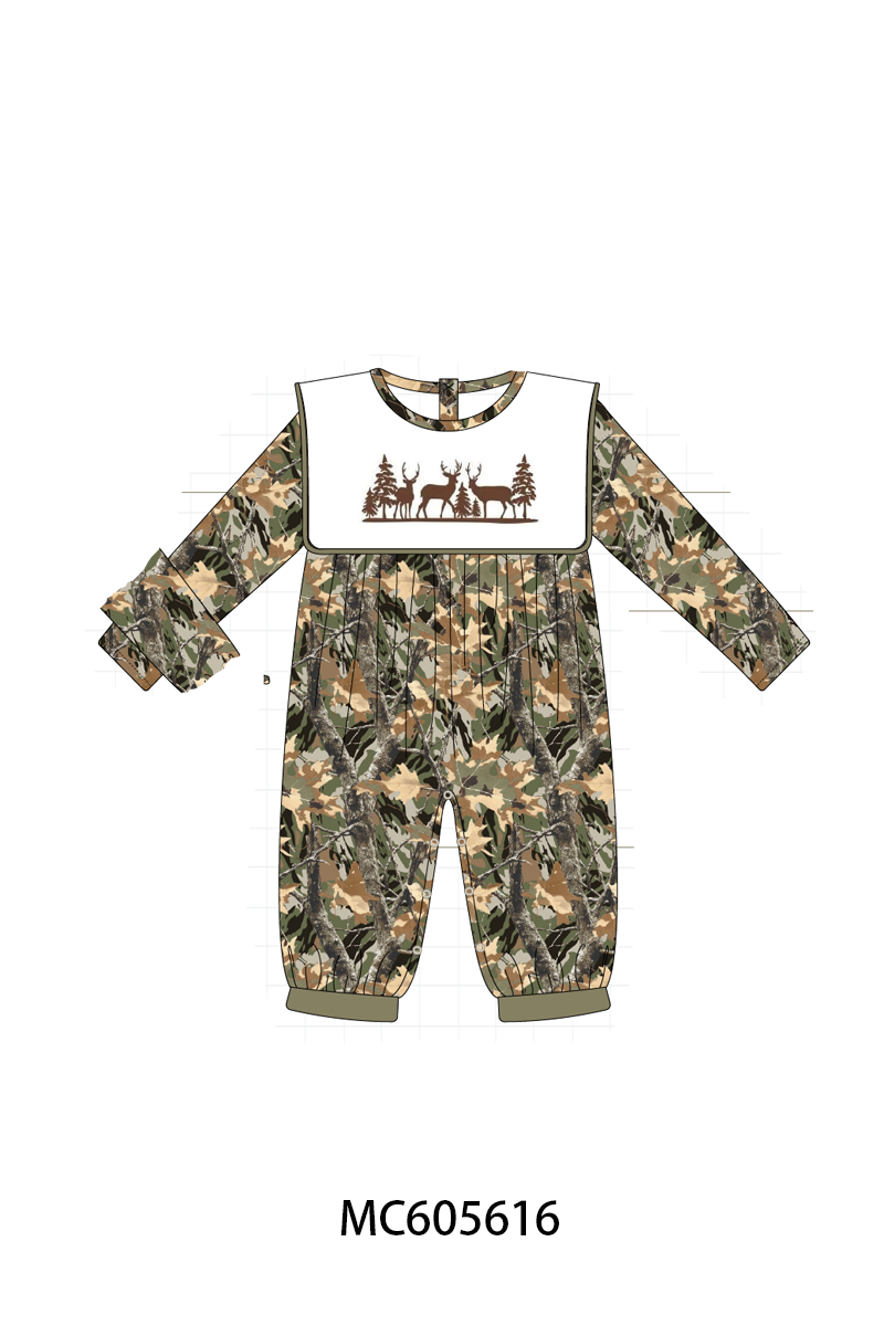 Camo hunting deer embroidery collection (ETA-MID/LATE NOVEMBER)