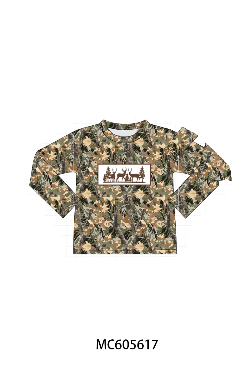 Camo hunting deer embroidery collection (ETA-MID/LATE NOVEMBER)