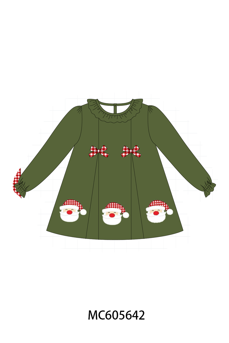 Green christmas santa claus applique collection (ETA-MID/LATE NOVEMBER)
