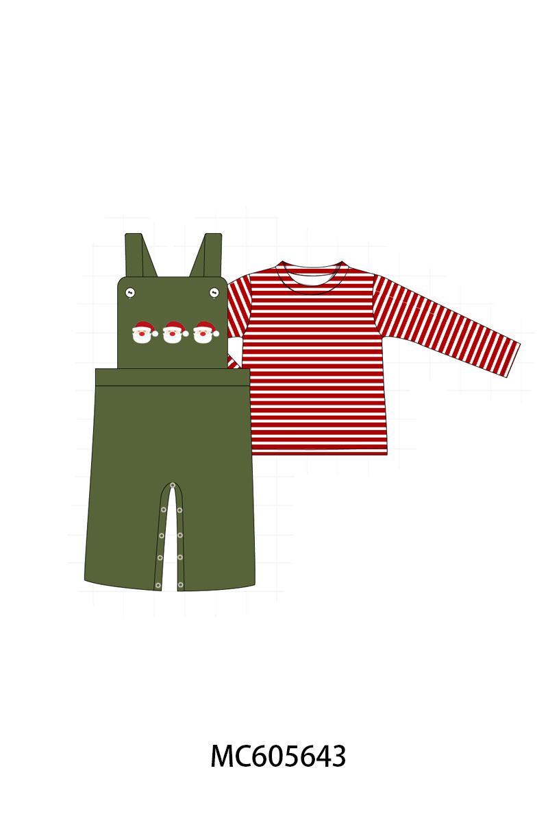 Green christmas santa claus applique collection (ETA-MID/LATE NOVEMBER)