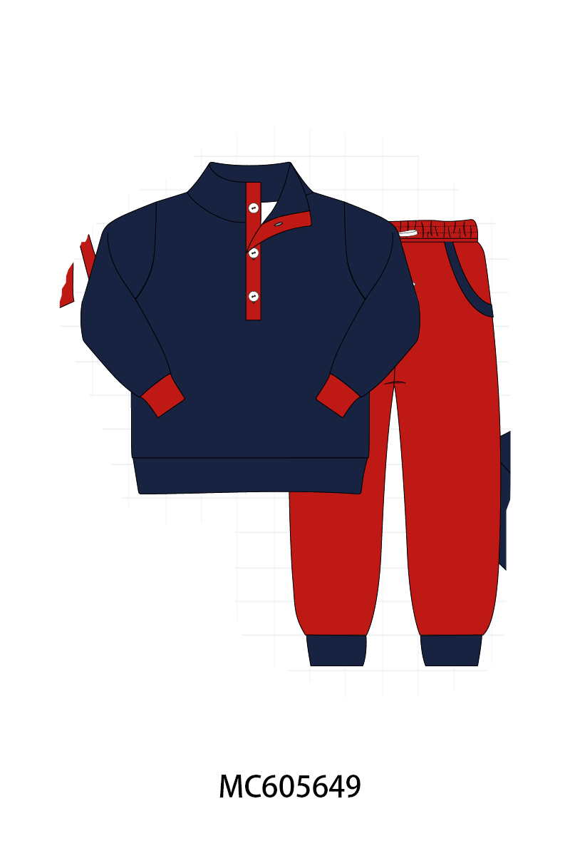 Navy holly embroidery collection (ETA-MID/LATE NOVEMBER)
