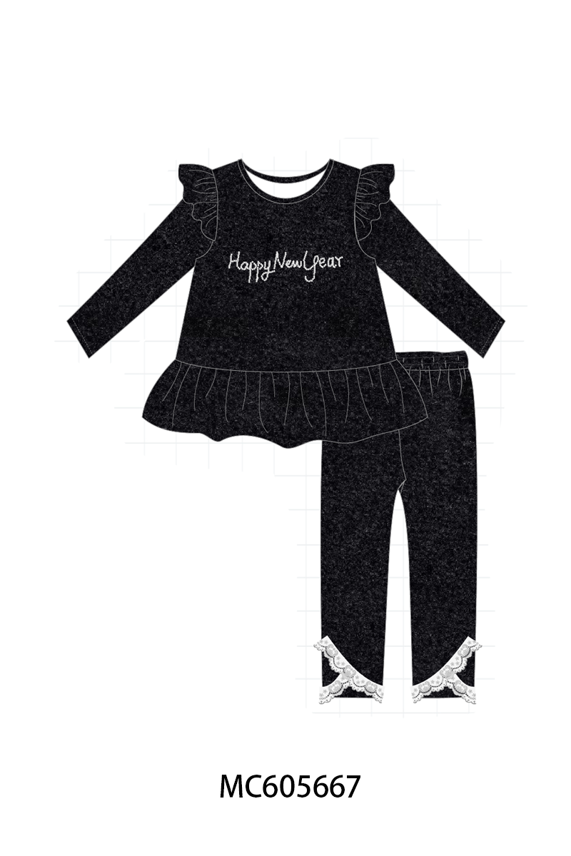 Black happy new year velvet pearl collection (ETA-MID/LATE NOVEMBER)