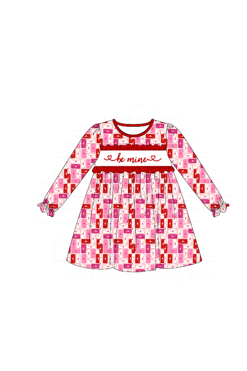 Red&blue be mine embroidery collection