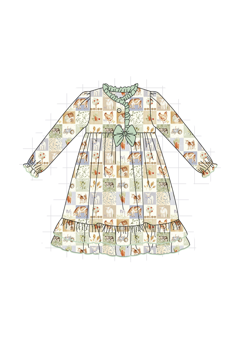 Sage farm checkered bamboo collection