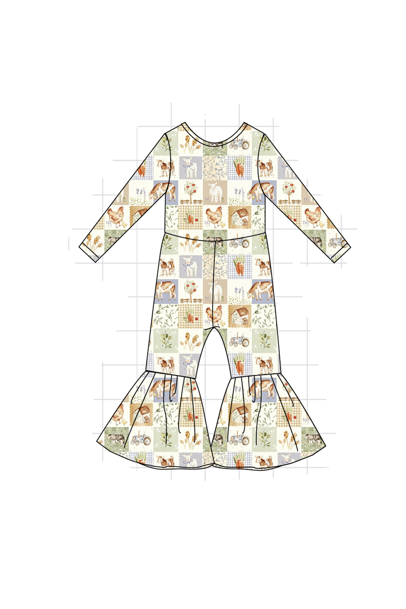 Sage farm checkered bamboo collection