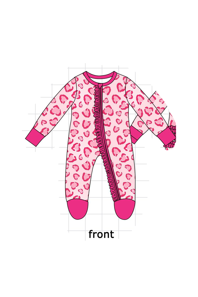 Pink heart bamboo collection