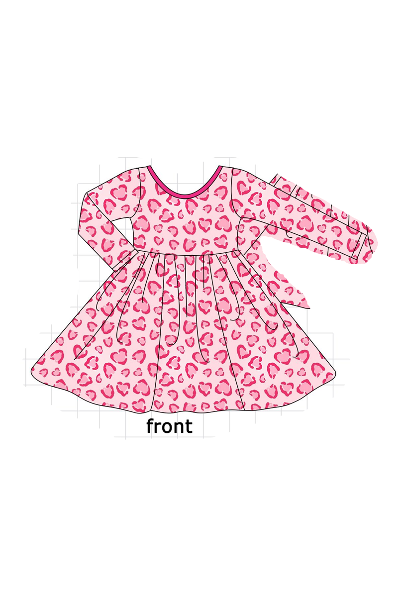 Pink heart bamboo collection
