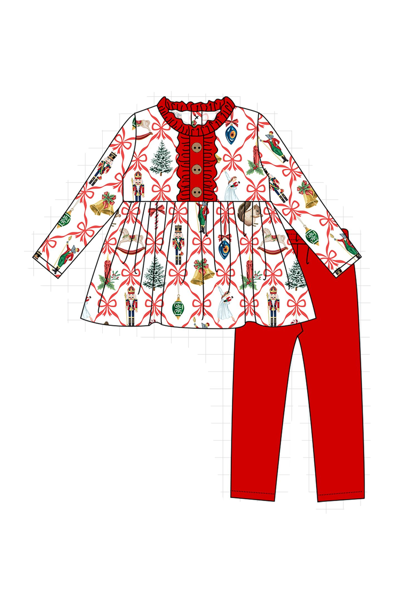 Red christmas nutcracker bow tie collection