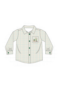 Sage duck embroidery plaid collection 2