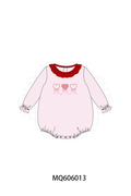 Pink&blue stripe heart embroidery collection