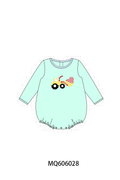 Mint excavator heart applique collection