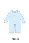 Blue puppy heart applique collection
