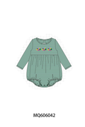 Green stripe embroidery collection