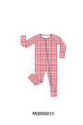 Red gingham pajama collection