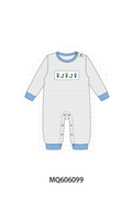 Blue duck embroidery stripe collection