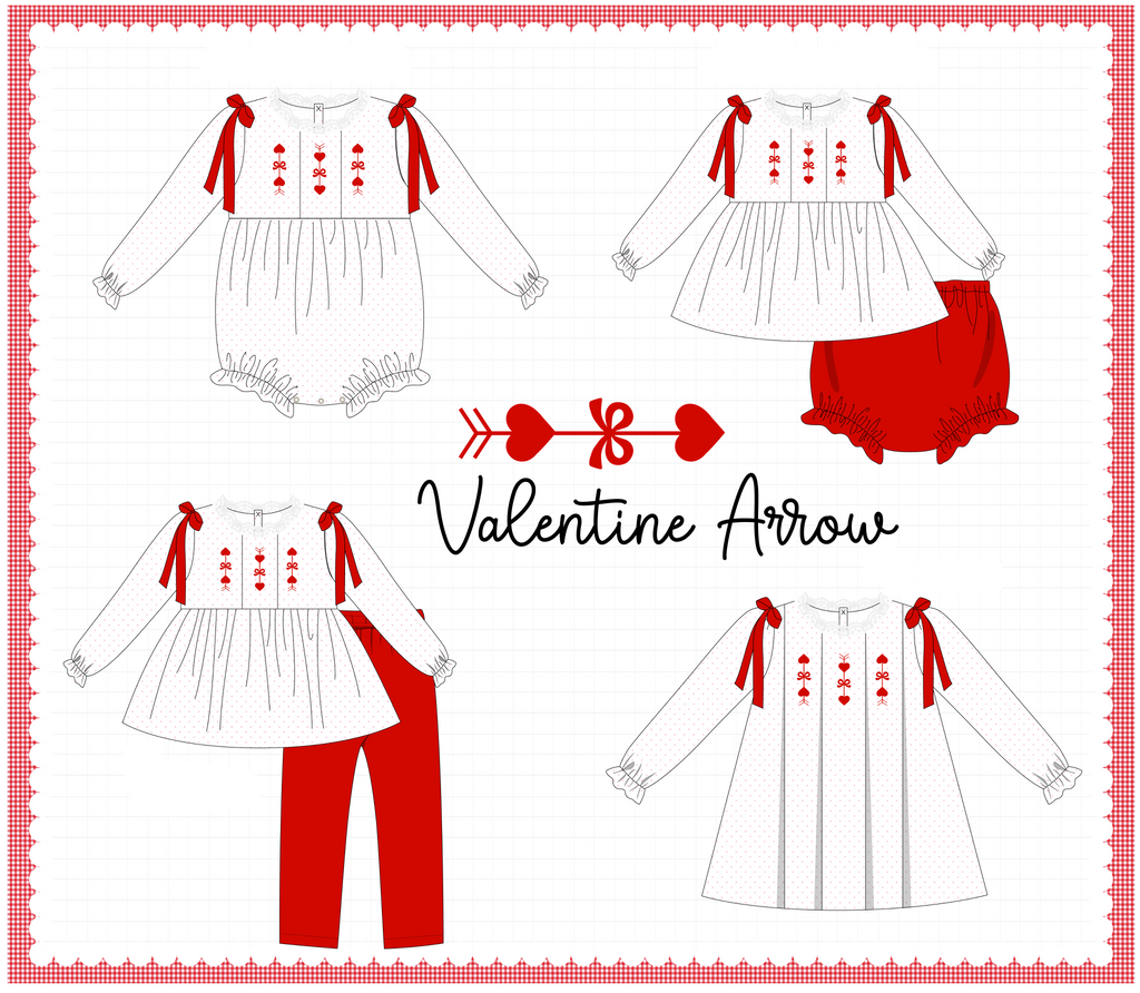 Red valentine's day heart dot collection
