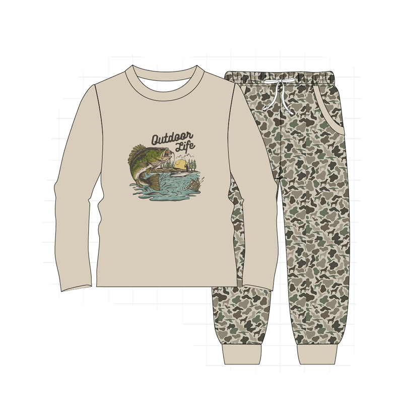 Khaki camo fishing print collection (ETA- MID/LATE NOVEMBER)