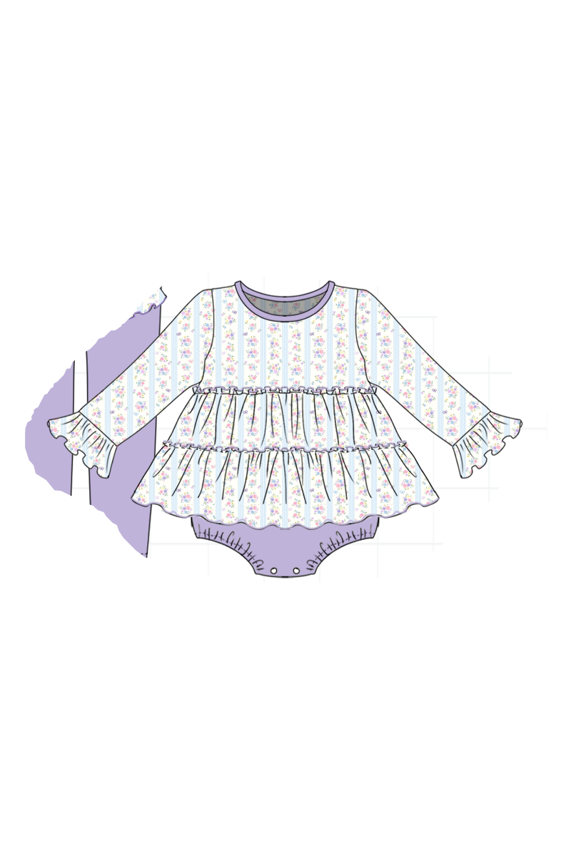 Christmas floral print tiered collection