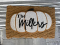 Personalized Pumpkin Doormat